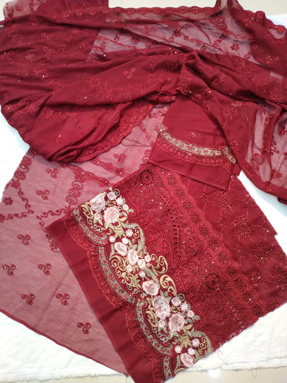 FESTIVE FORMAL EMBROIDERED SUIT