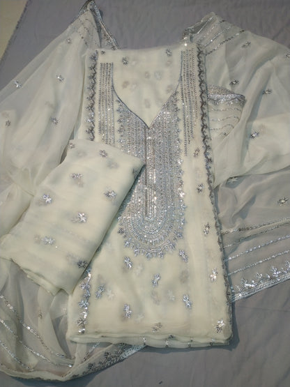 FESTIVE FORMAL EMBROIDERED SUIT