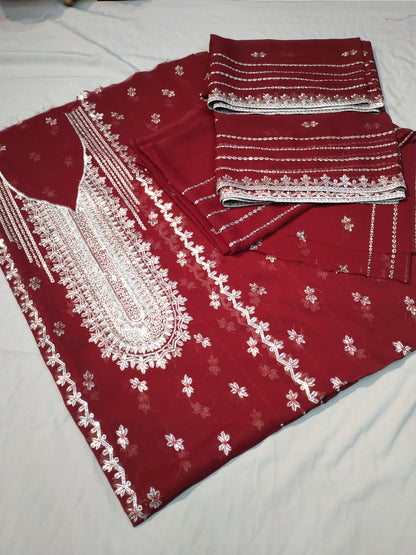 FESTIVE FORMAL EMBROIDERED SUIT