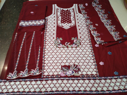 FESTIVE FORMAL EMBROIDERED SUIT