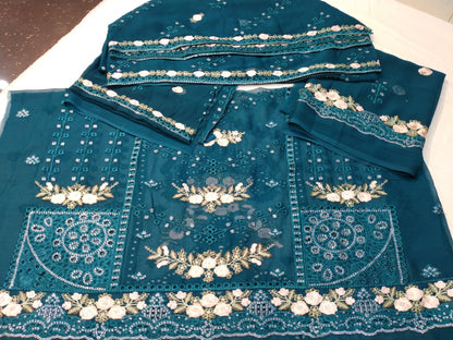 FESTIVE FORMAL EMBROIDERED SUIT