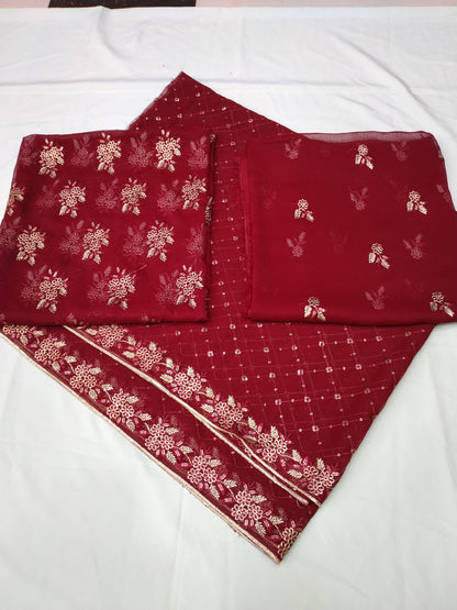 FESTIVE FORMAL EMBROIDERED SUIT