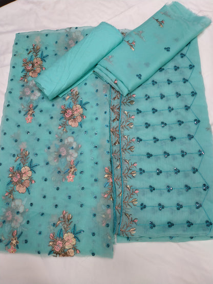 FESTIVE FORMAL EMBROIDERED SUIT