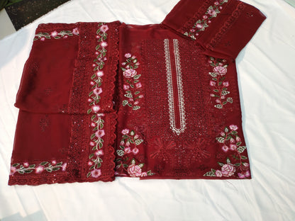 FESTIVE FORMAL EMBROIDERED SUIT