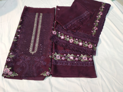 FESTIVE FORMAL EMBROIDERED SUIT