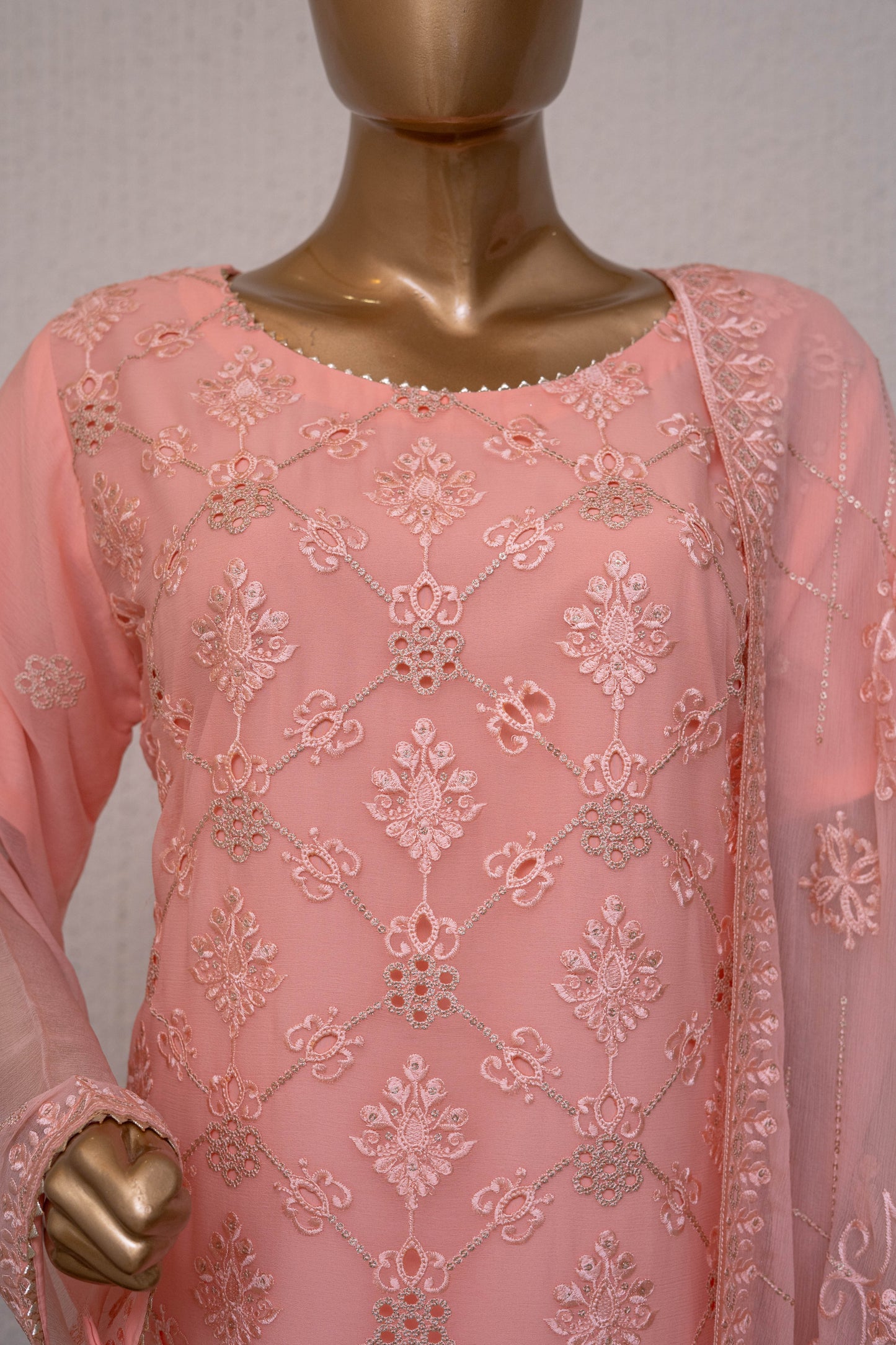 FESTIVE FORMAL EMBROIDERED SUIT