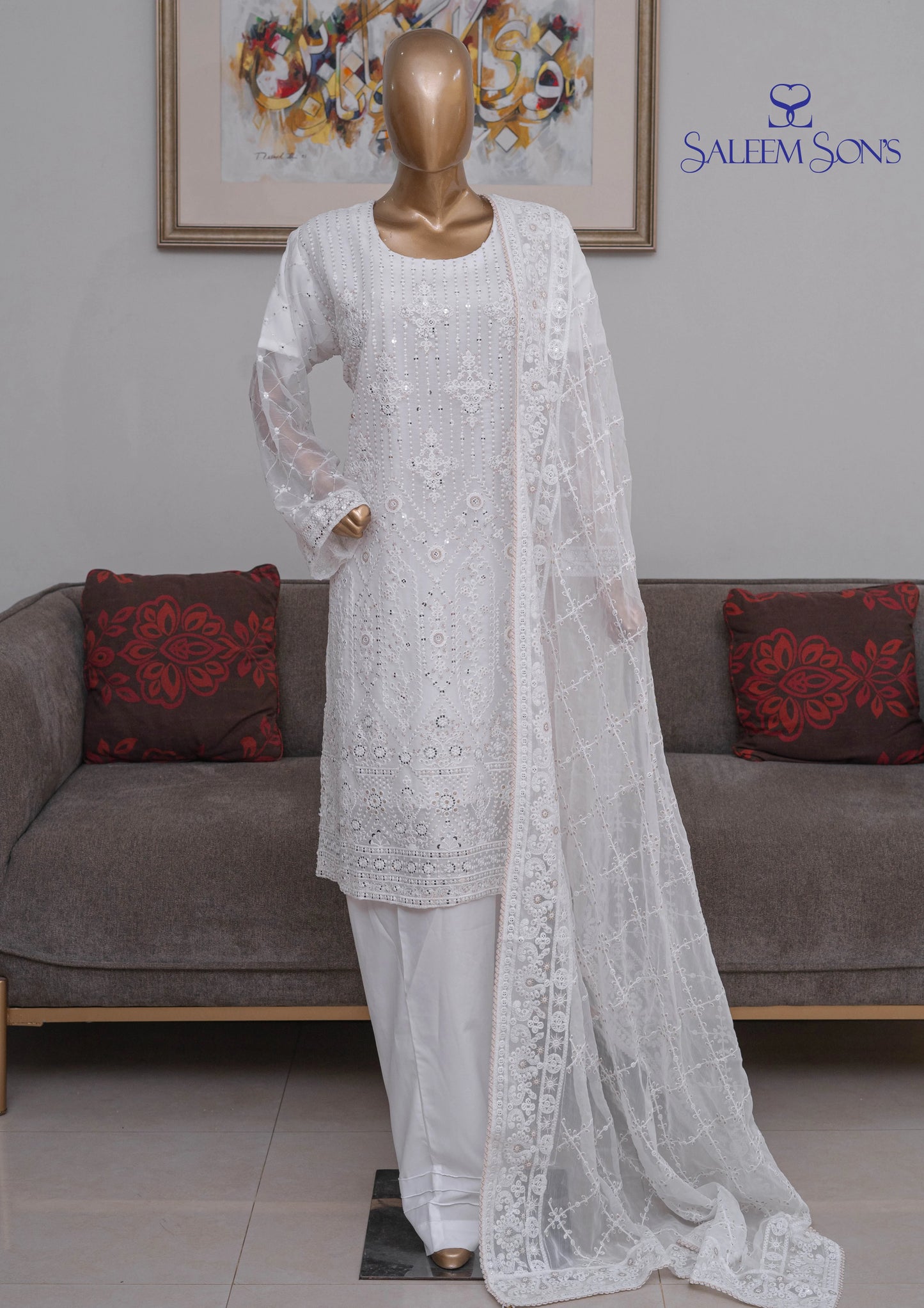 LUXURY FORMAL EMBROIDERED SUIT